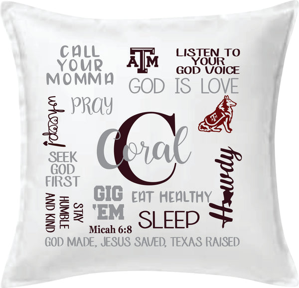 Pillow 20 X 20