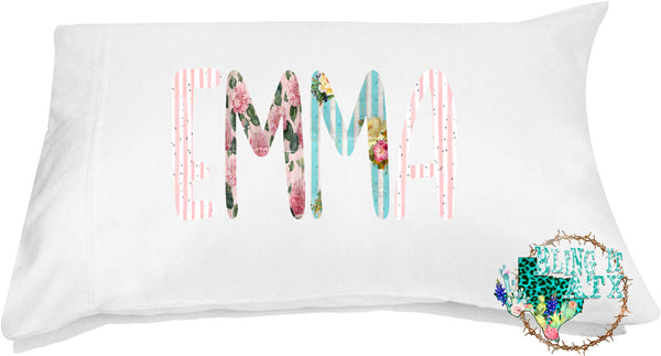 Name Pillowcase (standard pillowcase)
