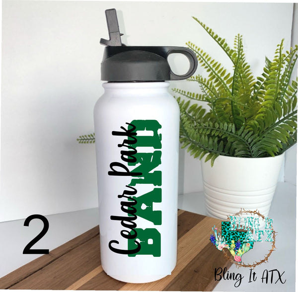 CPHS Band Sport Bottle - Tumbler-Custom Name