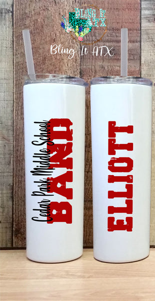 CPMS Band Tumbler-Custom Name