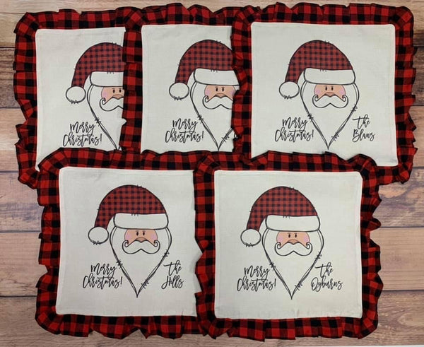 Santa Pillow with name