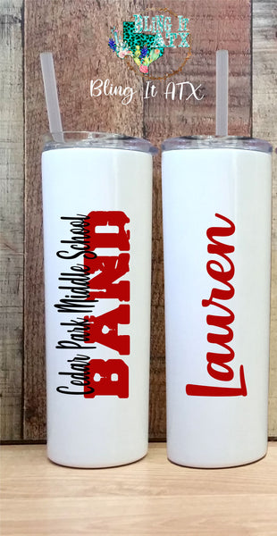CPMS Band Tumbler-Custom Name