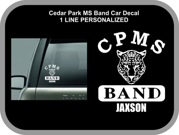 CPMS Band Car Decal