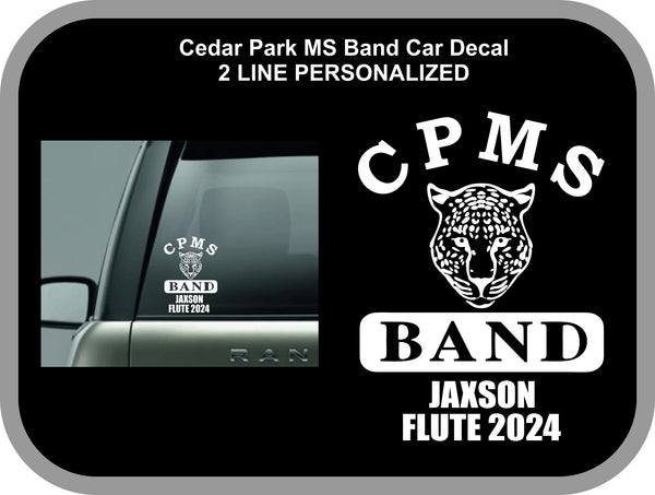 CPMS Band Car Decal