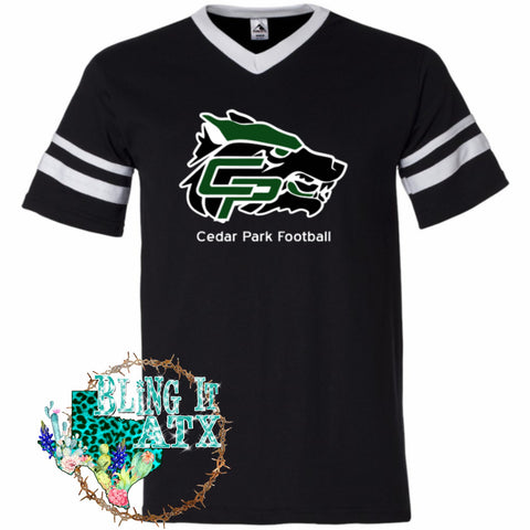 Cedar Park Timberwolves logo tee