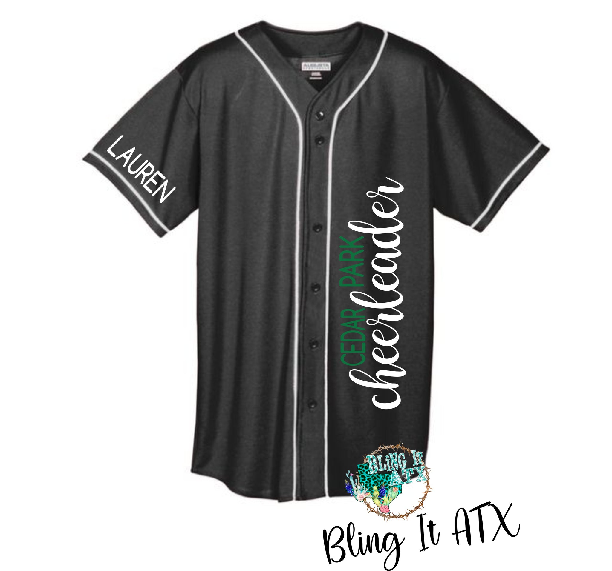 Cheerleader Baseball Jersey – Bling It ATX