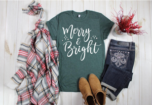 Merry and Bright tee