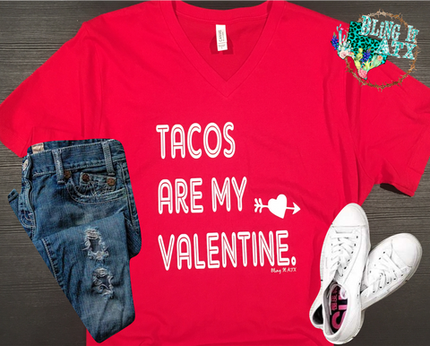 Tacos Are My Valentines tee