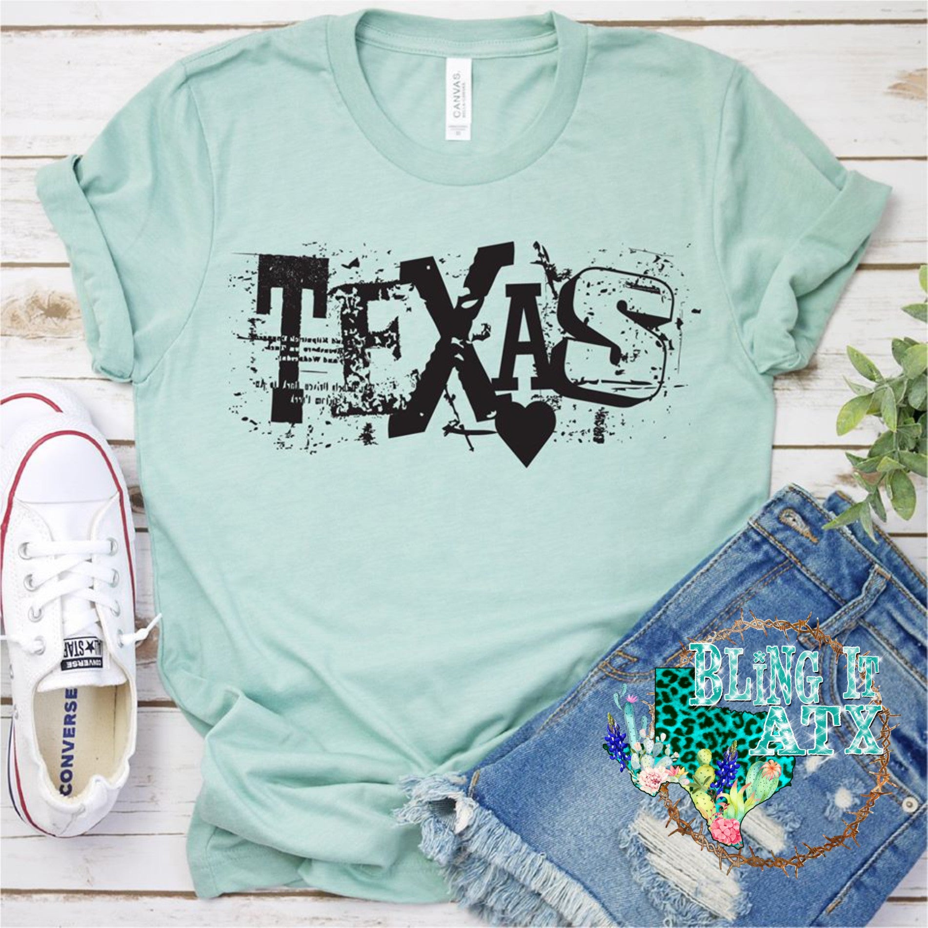 Texas Word Art Tee