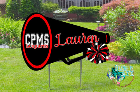 CPMS Cheer Yard Sign