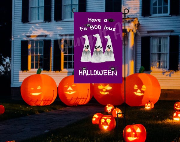 Have a Fa BOO lous Halloween Garden Flag