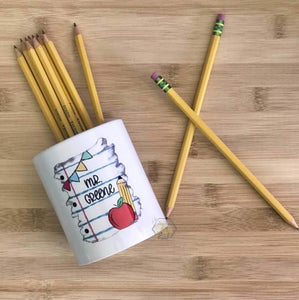 Pencil cup (personalized)