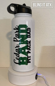 CPHS Band Sports Bottle Pit Pack DAD- Tumbler-Custom Name