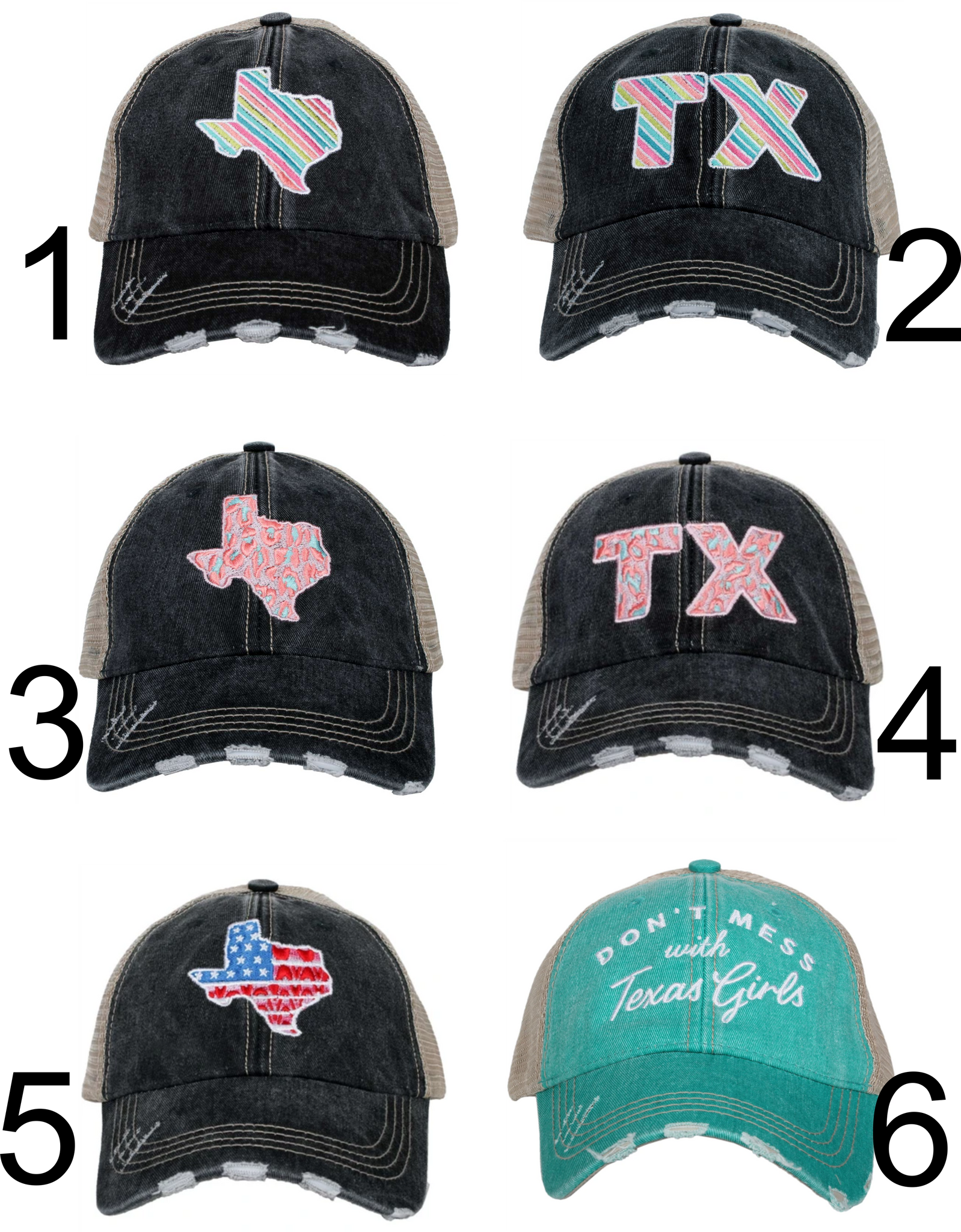Texas/Texas state Caps (multi)